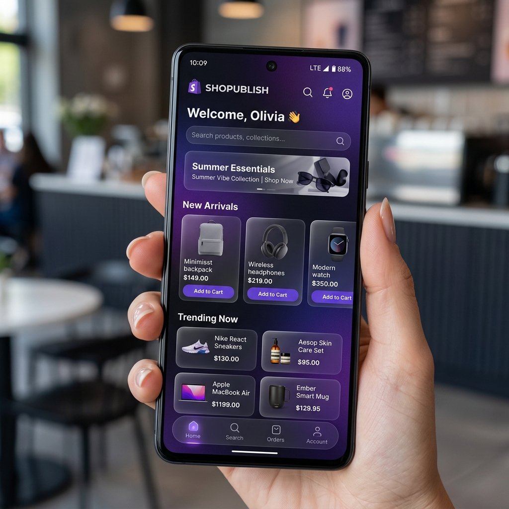 Product editor mockup